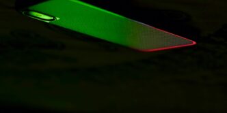 red and blue light illustration