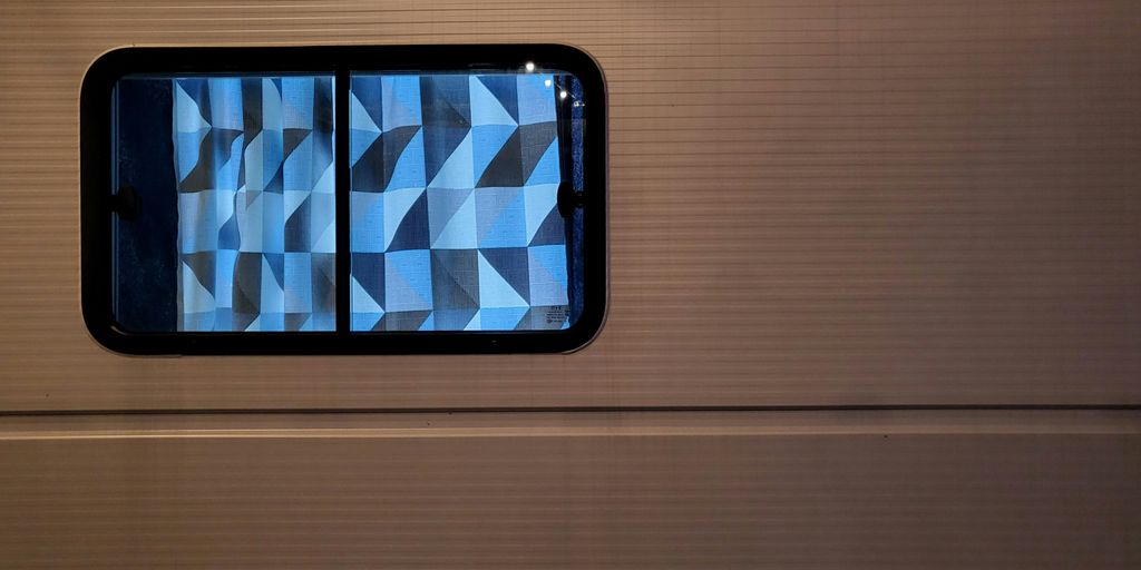 a television screen on a wall