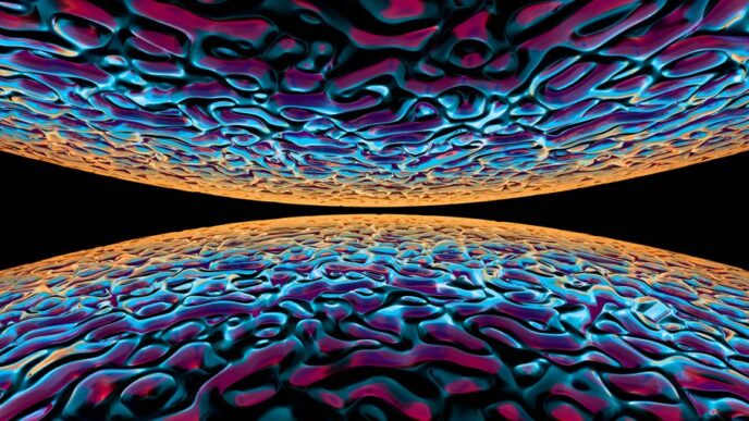 A close up of a cell phone with a black background
