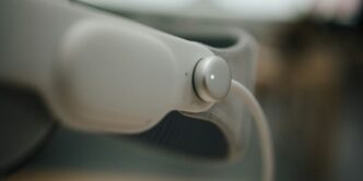 a close up of a video game controller