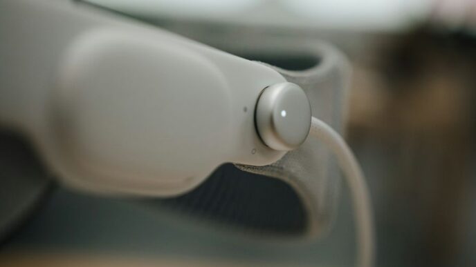 a close up of a video game controller