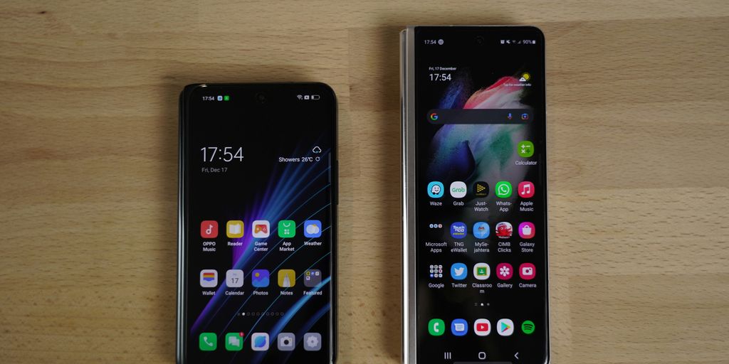 a couple of cell phones