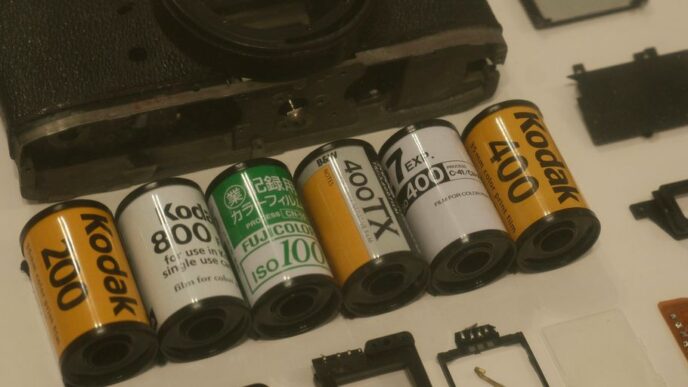 a group of batteries sitting on top of a table