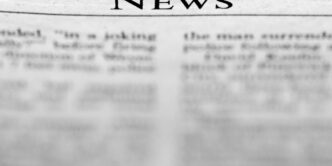 A news paper with the word news on it