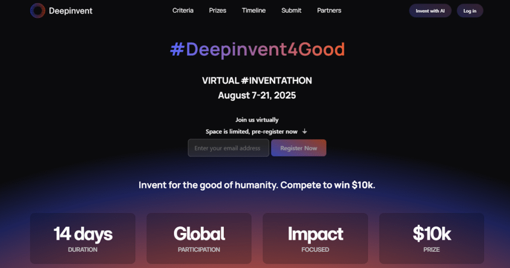 From Idea to Impact: Deepinvent4Good Is Democratizing Innovation For Humanity