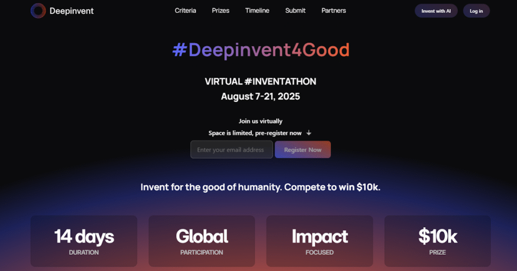 From Idea to Impact: Deepinvent4Good Is Democratizing Innovation For Humanity