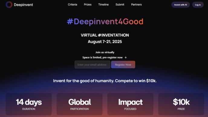 From Idea to Impact: Deepinvent4Good Is Democratizing Innovation For Humanity