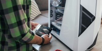a person using a touch screen device