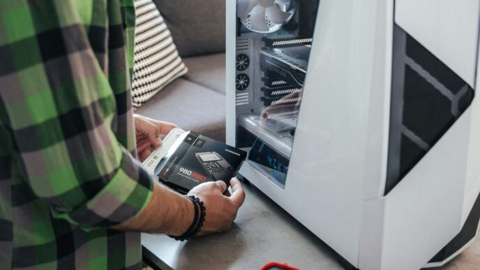 a person using a touch screen device