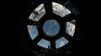 space shuttle view outside the Earth