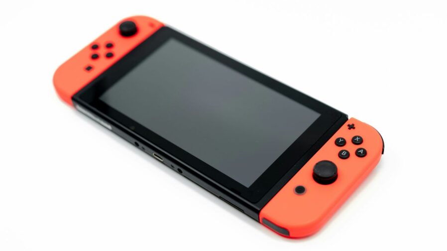 red Nintendo Switch