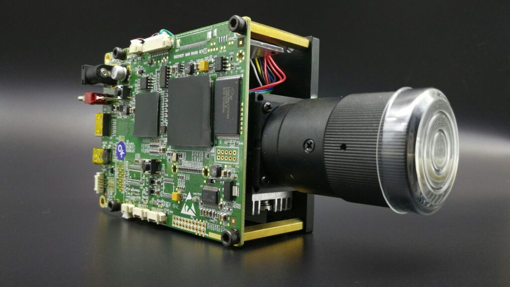 a green and black electronic device