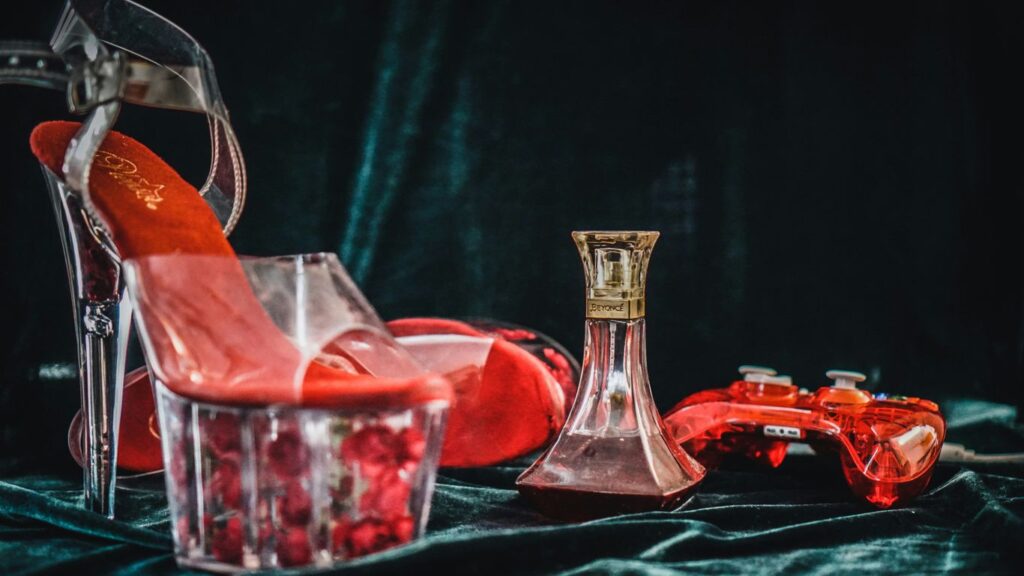 clear glass pitcher on table