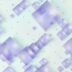 A blue and white background with squares and dots