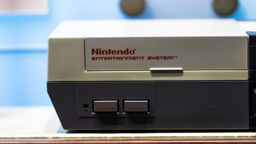 Classic SNES console