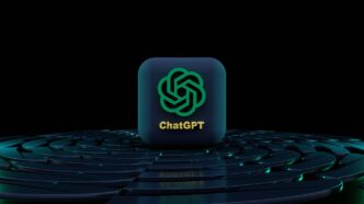 a computer keyboard with a green logo on it