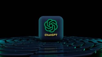 a computer keyboard with a green logo on it