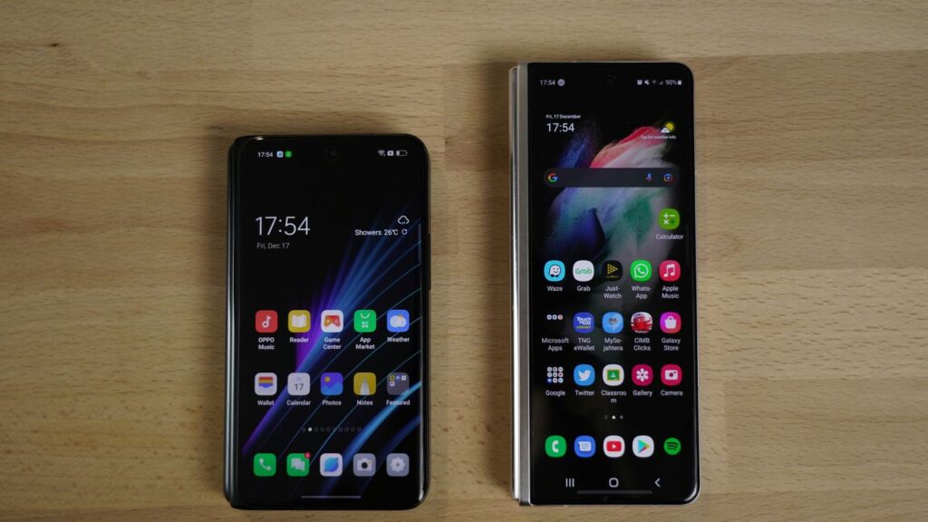 a couple of cell phones