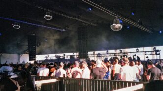 a crowd of people at a concert