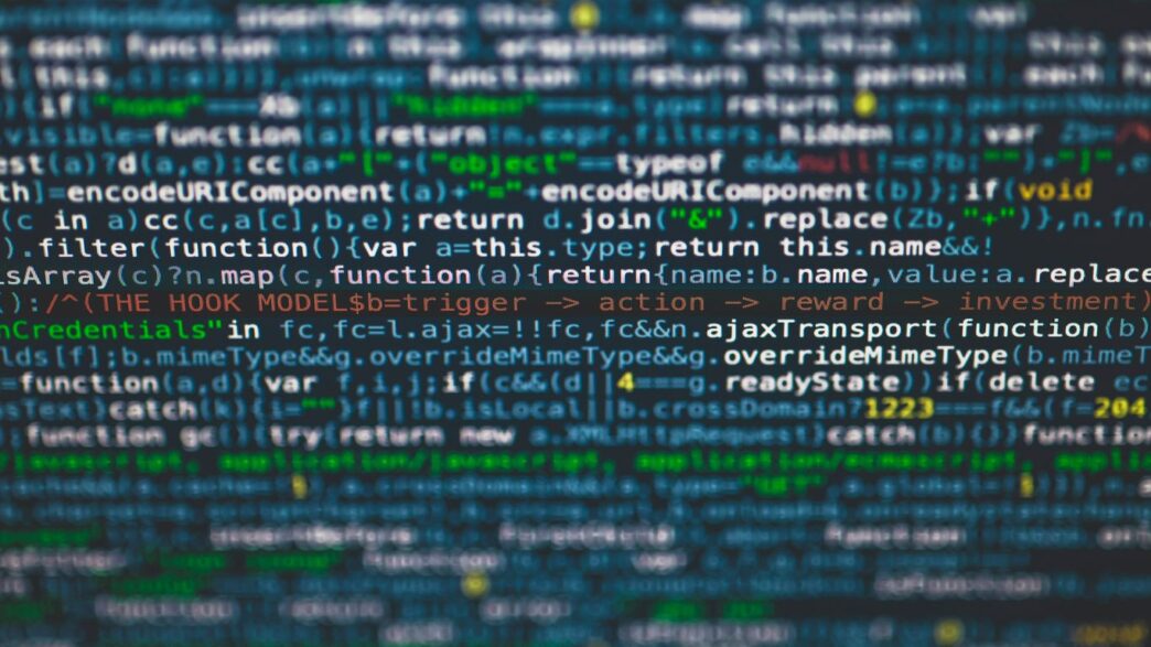 selective focus photography of program setup