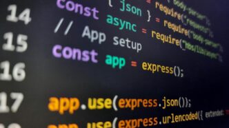 a close up of a computer screen with a lot of text on it