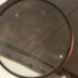 a close up of a magnifying glass on a table