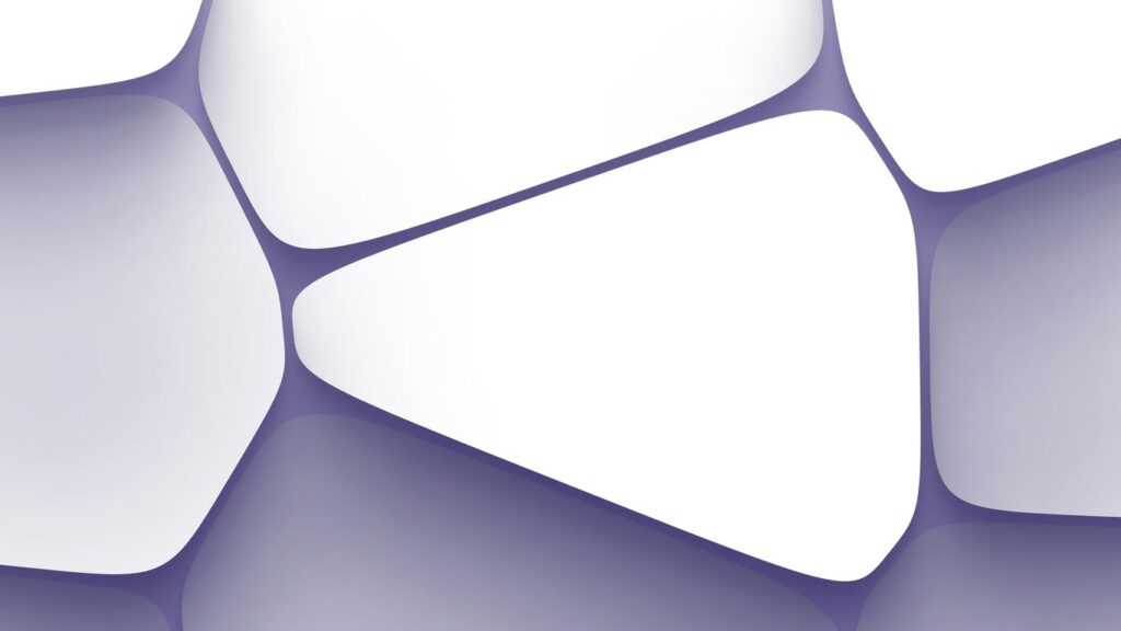 a purple and white abstract background with hexagonal shapes