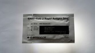 white and black plastic pack