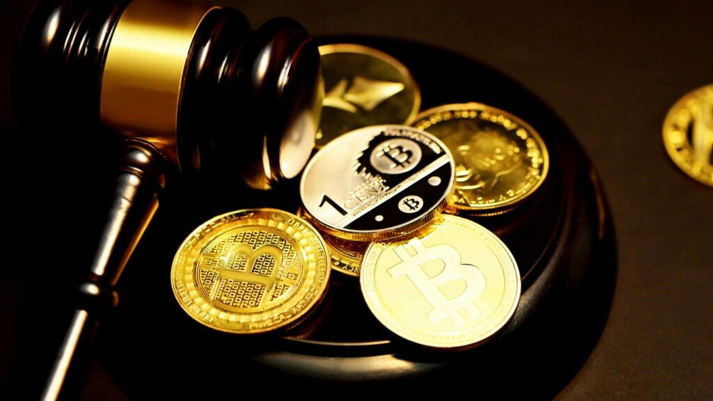 gold and silver round coins