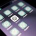 a close up of a cell phone with icons on it