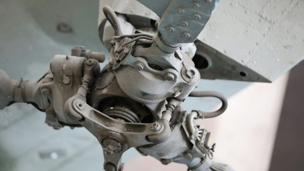 a close up of a metal object on a table