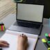 a person working on a laptop