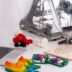 MacBook Pro beside 3D printer