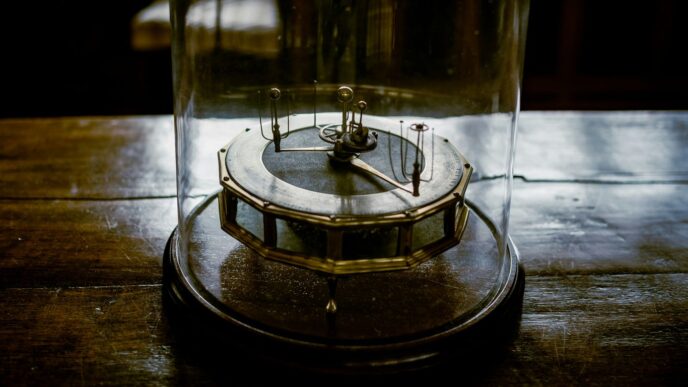 a metal object with a metal object on it