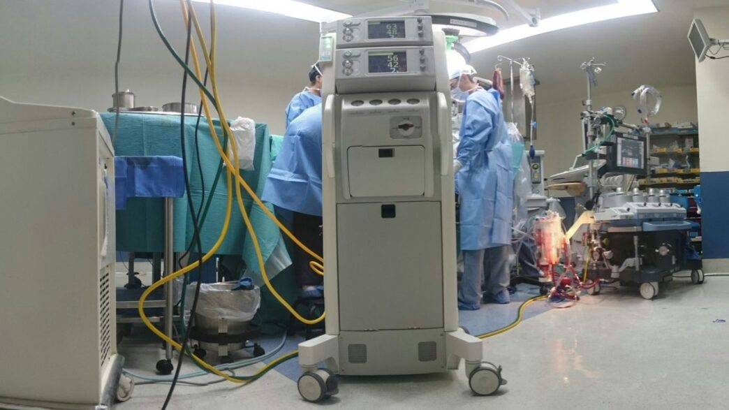 room with people doing operation