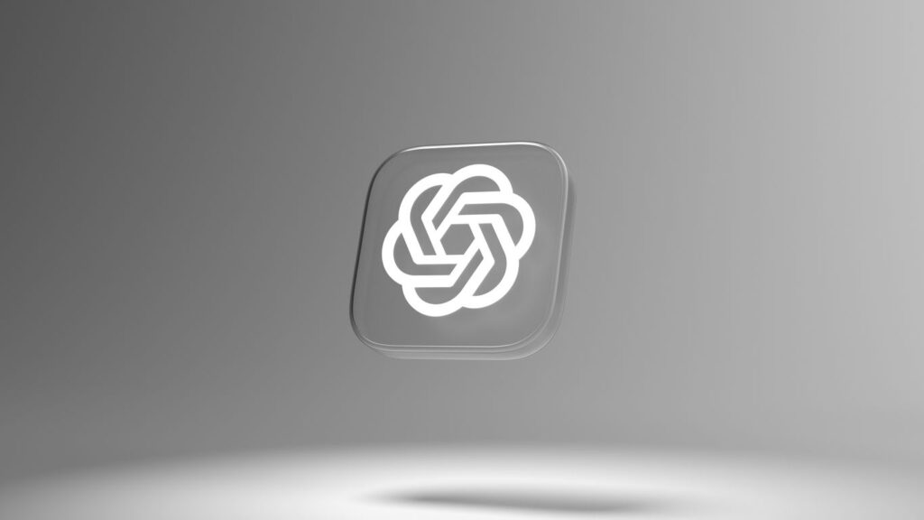 A white square with a knot on it