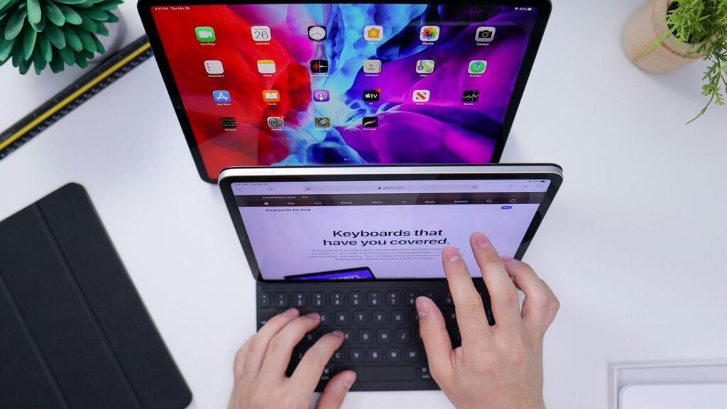 person using black and silver laptop computer