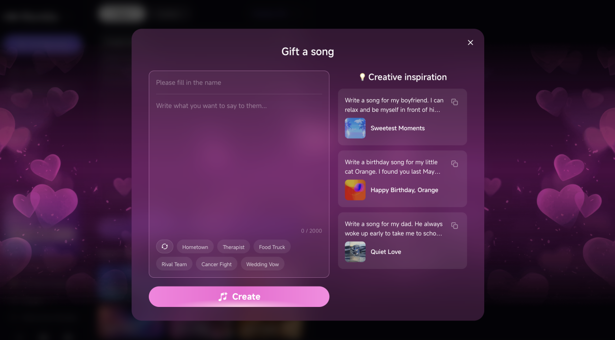 Gift A Song