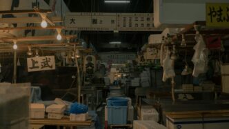 a large warehouse filled with lots of boxes and containers