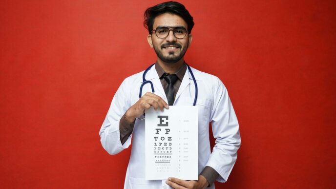 a man holding a piece of paper