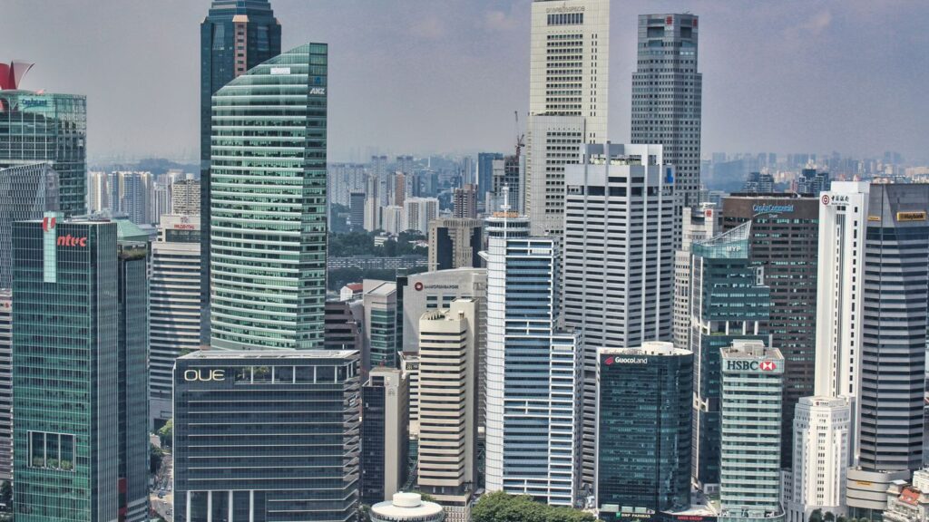 aerial view of city buildings during daytime