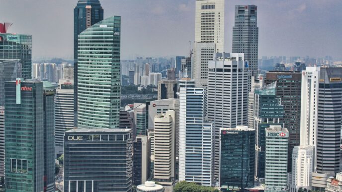 aerial view of city buildings during daytime