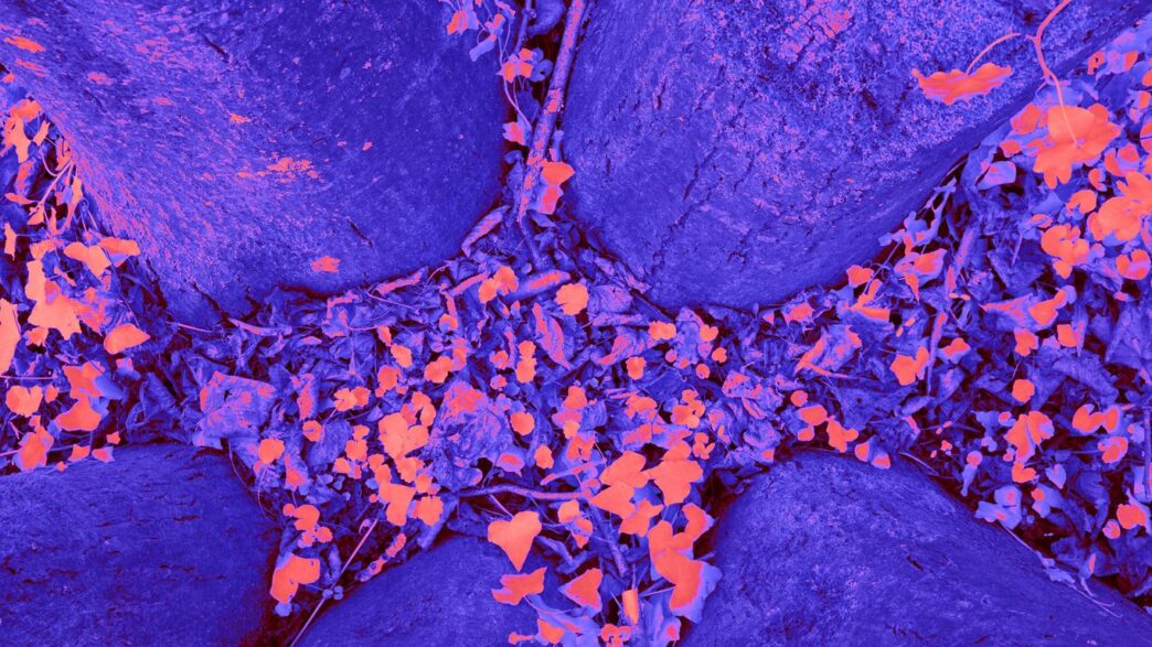 a close up of a blue cloth