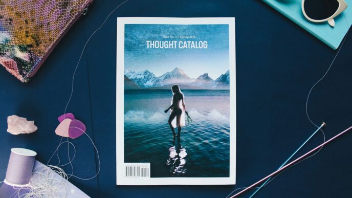 Thought Catalog on desk