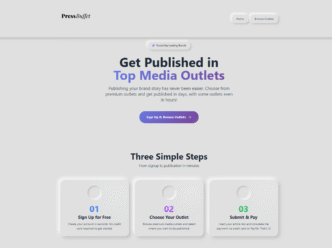 Publish articles on PressBuffet