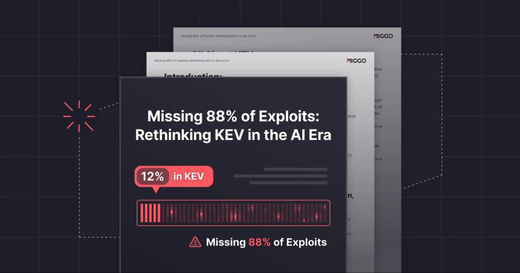 Miggo's white paper report on KEV