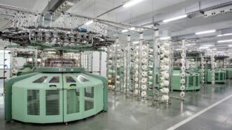 green and white metal rack