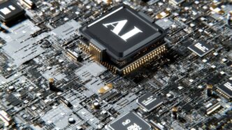 a computer chip with the letter a on top of it