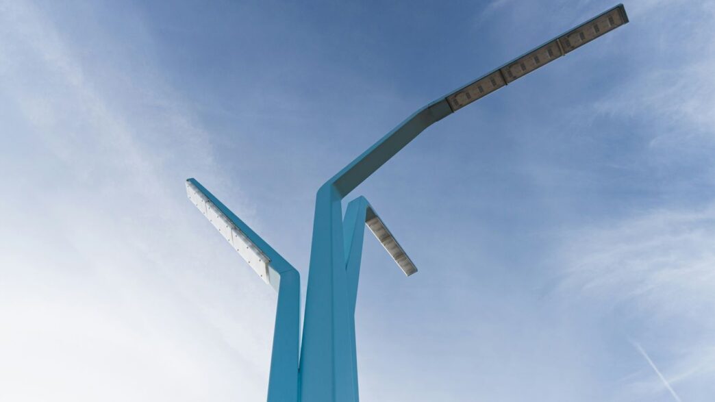 a large statue of a cross