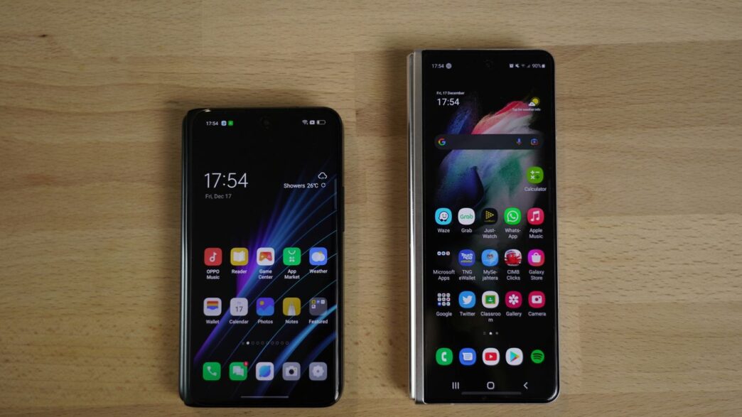 a couple of cell phones